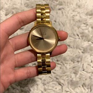 nixon gold watch